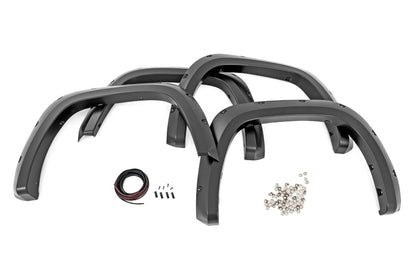 Pocket Fender Flares 4X4 Smoked Mesquite Toyota Tundra 2WD/4WD (22-26) Rough Country