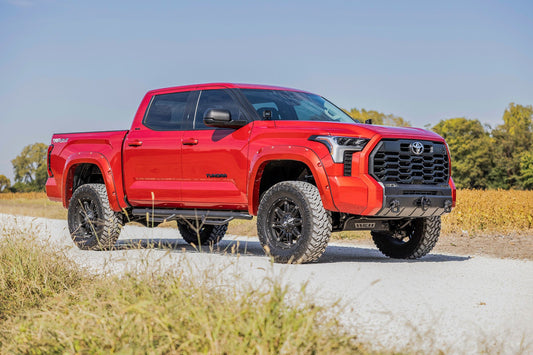 Traditional Pocket Fender Flares Gloss Black Toyota Tundra 2WD/4WD (22-23) Rough Country-1