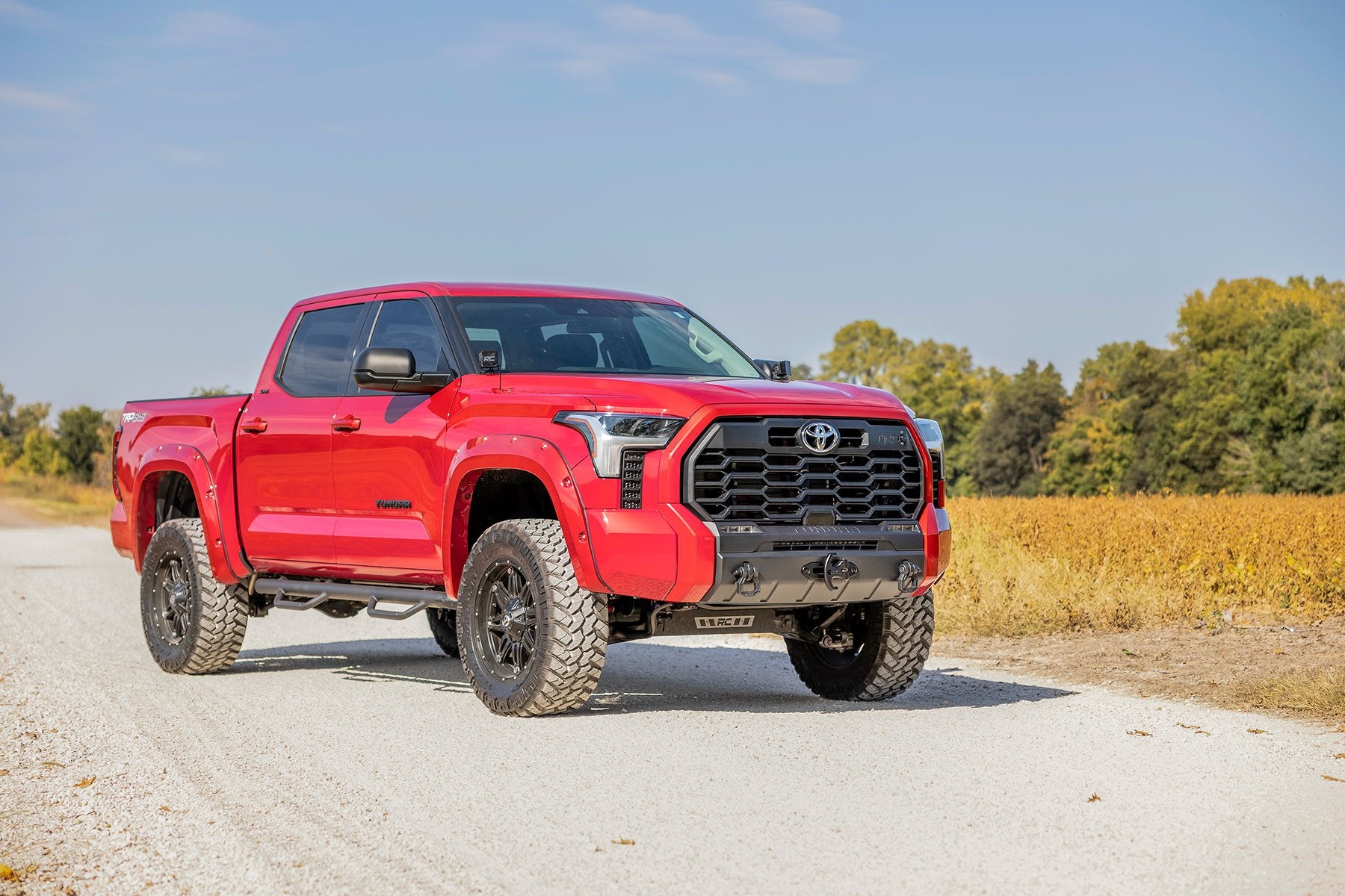 Traditional Pocket Fender Flares Gloss Black Toyota Tundra 2WD/4WD (22-23) Rough Country-3