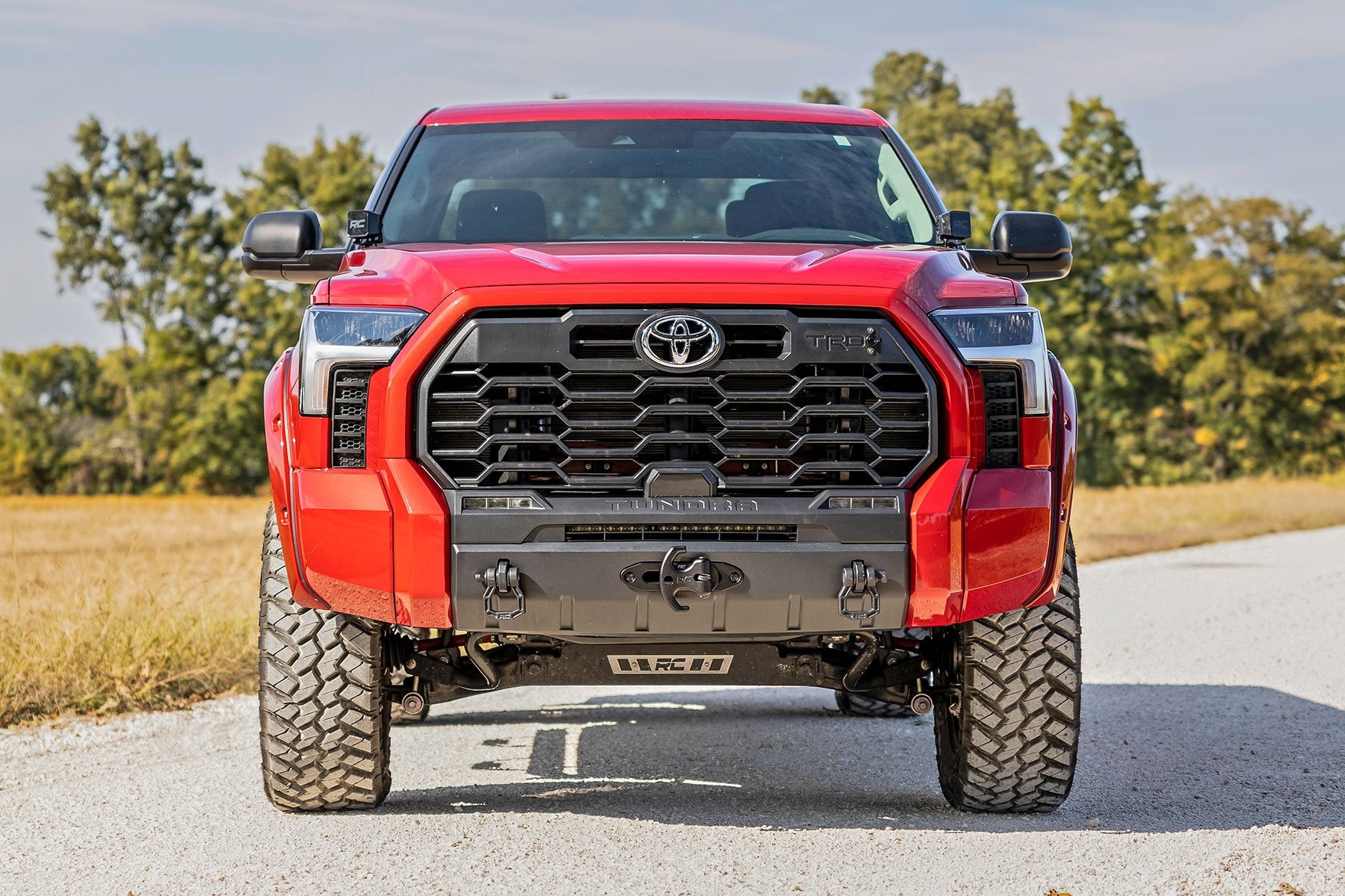 Rough Country Traditional Pocket Fender Flares Flat Black Toyota Tundra 2WD/4WD (22-23) Rough Country