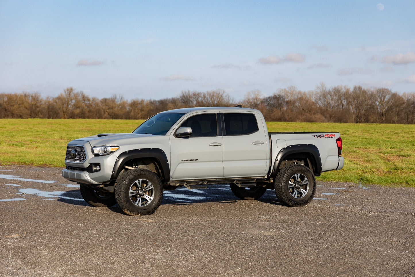 Pocket Fender Flares 4V6 Quicksand Toyota Tacoma 2WD/4WD (2016-2023) Rough Country-2