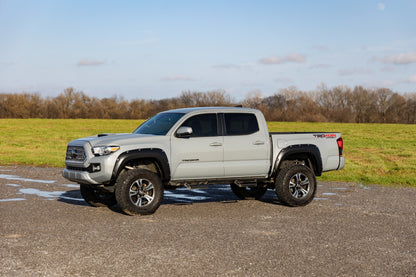 Pocket Fender Flares 588 Electric Lime Toyota Tacoma 2WD/4WD (2016-2023) Rough Country-2