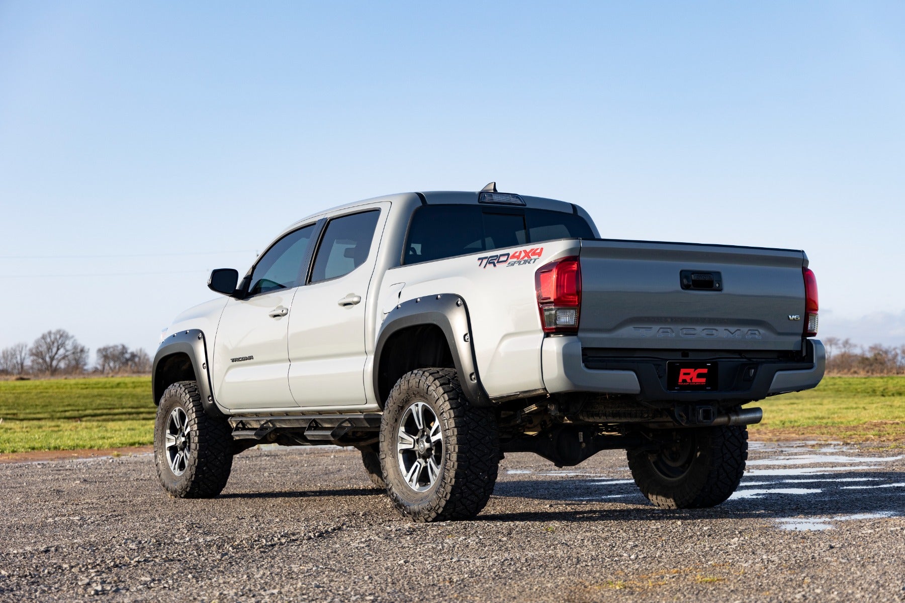 Pocket Fender Flares 8W7 Blue Crush Toyota Tacoma 2WD/4WD (2016-2023) Rough Country-3