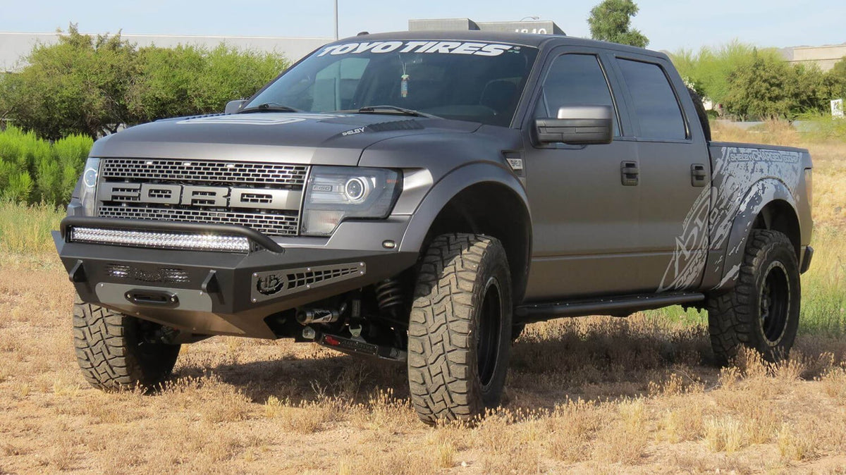 2010-2014 Ford F-150 Raptor HoneyBadger Front Bumper Addictive Desert Designs-2