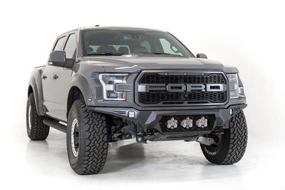 2017-2020 Ford Raptor Bomber Front Bumper Mounts for 3 Baja LP6 Round Lights Addictive Desert Designs-4