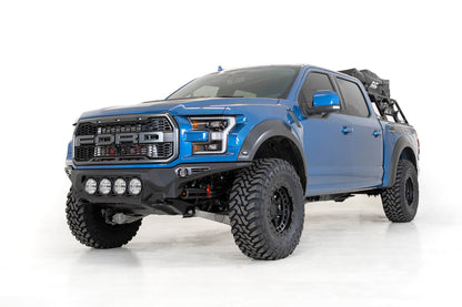 2017-2020 Ford Raptor Bomber Front Bumper Mounts for 4 Rigid 360 6 Inch Round Lights Addictive Desert Designs-2