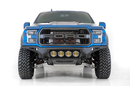 2017-2020 Ford Raptor Bomber Front Bumper Mounts for 4 Rigid 360 6 Inch Round Lights Addictive Desert Designs-3