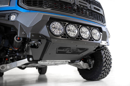 2017-2020 Ford Raptor Bomber Front Bumper Mounts for 4 Rigid 360 6 Inch Round Lights Addictive Desert Designs-8