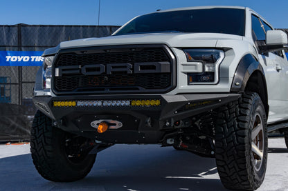 2017-2020 Ford F-150 Raptor Stealth Fighter Front Bumper With Winch Mount Addictive Desert Designs-11