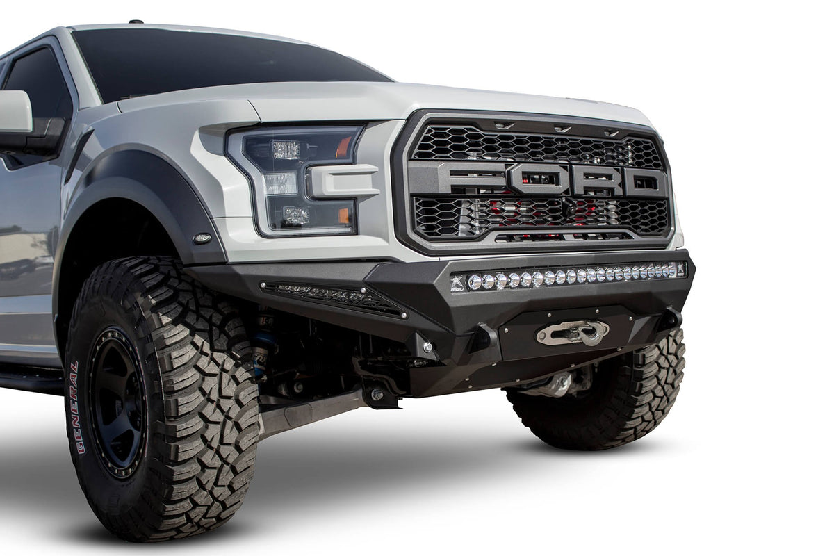 2017-2020 Ford F-150 Raptor Stealth Fighter Front Bumper With Winch Mount Addictive Desert Designs-3