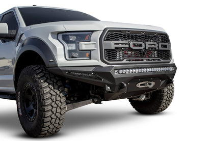 2017-2020 Ford F-150 Raptor Stealth Fighter Front Bumper With Winch Mount Addictive Desert Designs-3