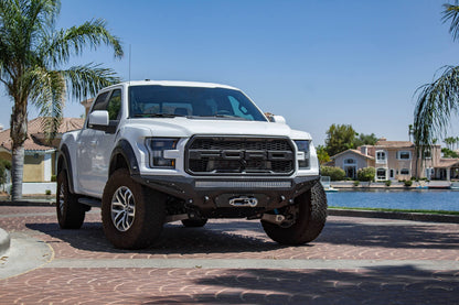 2017-2020 Ford F-150 Raptor Stealth Fighter Front Bumper With Winch Mount Addictive Desert Designs-6