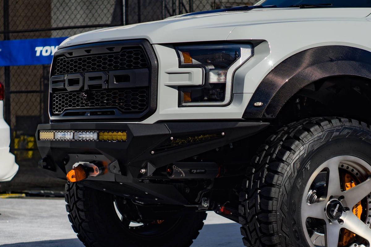 2017-2020 Ford F-150 Raptor Stealth Fighter Front Bumper With Winch Mount Addictive Desert Designs-9