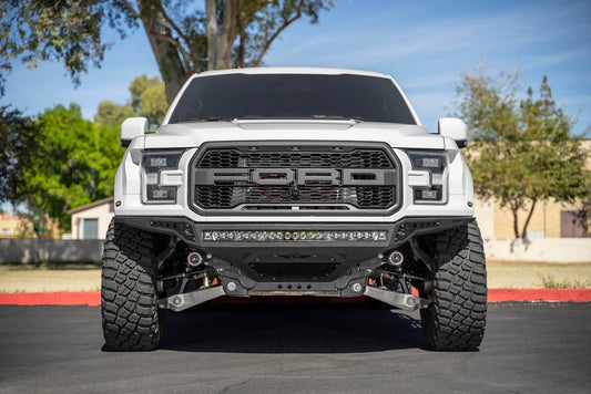 2017-2020 Ford Raptor Rock Fighter Frame Cut Front Bumper Addictive Desert Designs