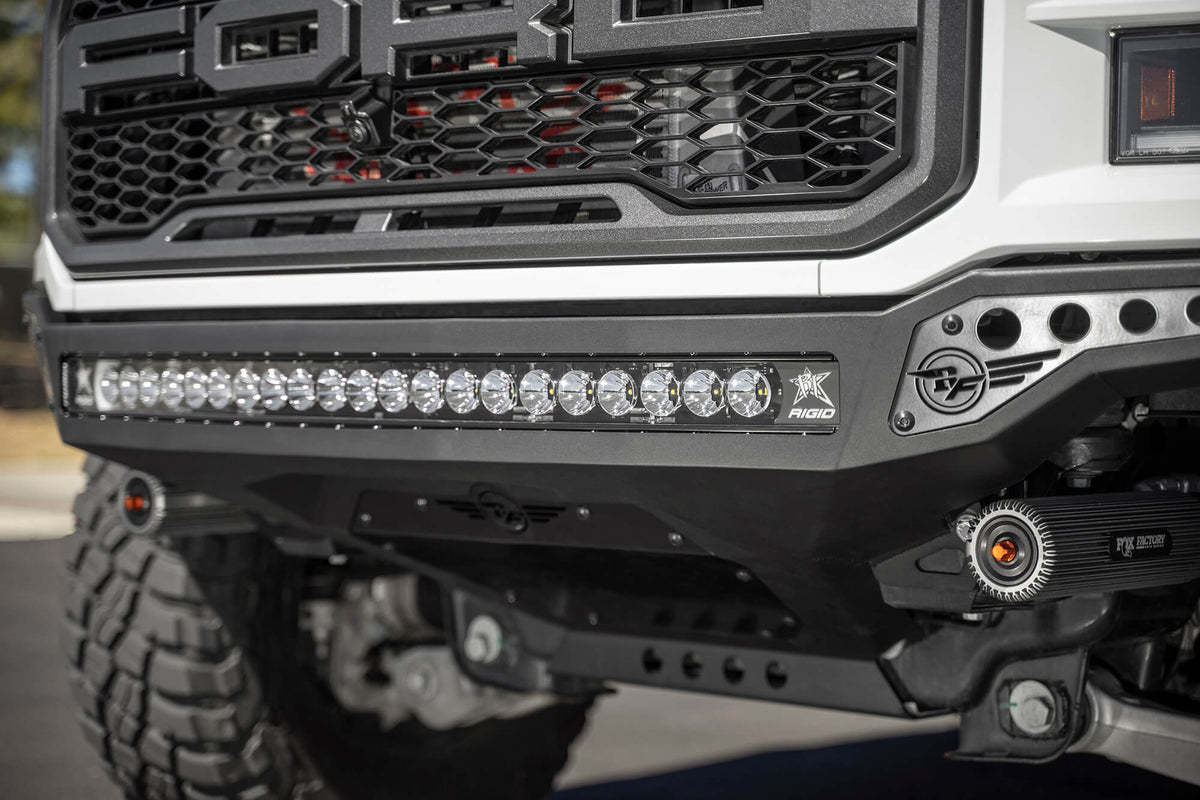 2017-2020 Ford Raptor Rock Fighter Frame Cut Front Bumper Addictive Desert Designs-2