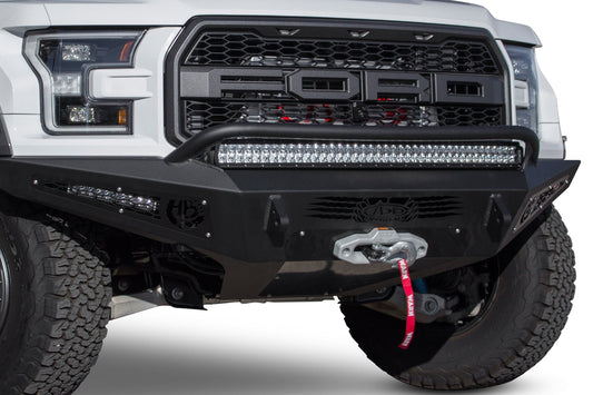 2017-2020 Ford F-150 Raptor HoneyBadger Front Bumper With Winch Mount Addictive Desert Designs