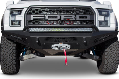 2017-2020 Ford F-150 Raptor HoneyBadger Front Bumper With Winch Mount Addictive Desert Designs-4