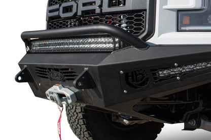 2017-2020 Ford F-150 Raptor HoneyBadger Front Bumper With Winch Mount Addictive Desert Designs-9
