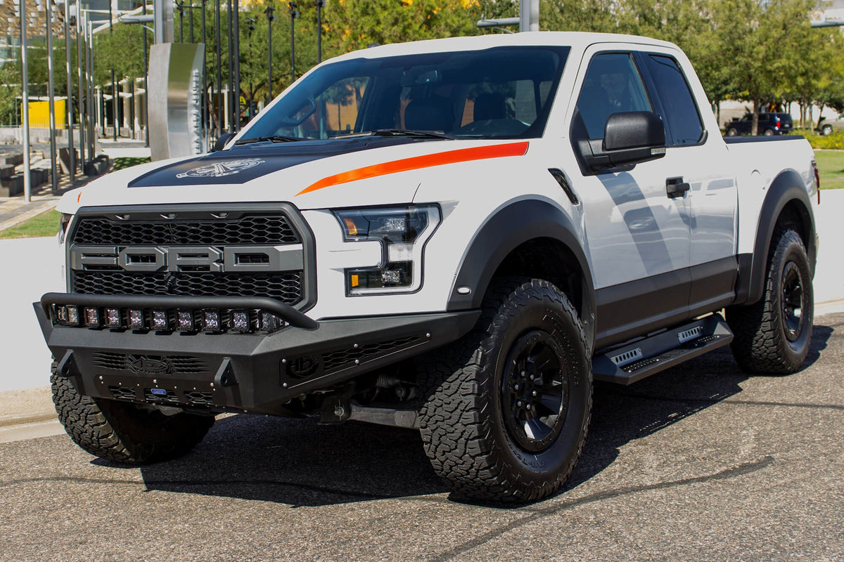 2017-2020 Ford F-150 Raptor HoneyBadger Front Bumper Addictive Desert Designs-11