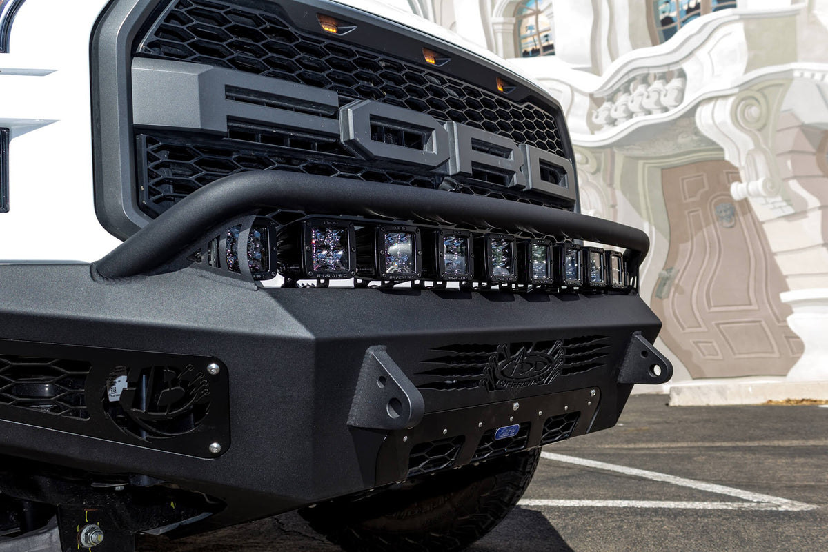 2017-2020 Ford F-150 Raptor HoneyBadger Front Bumper Addictive Desert Designs-7