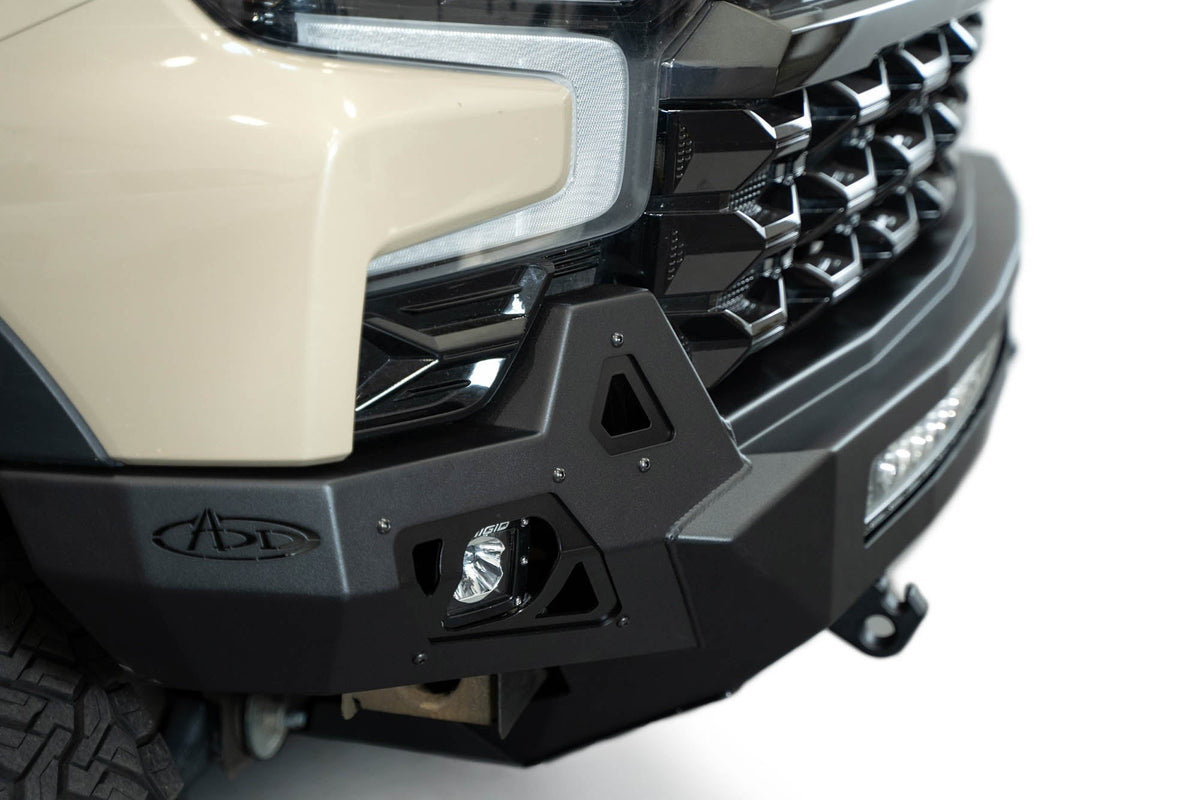 2022+ Chevrolet Silverado 1500 ZR2 Stealth Fighter Front Bumper Addictive Desert Designs-13