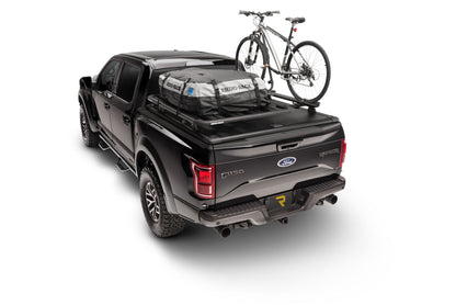 Nerf Step Bar Cab Length (2 Steps per Side) 2015-2026 Ford F-150/ 2017-2026 Raptor SuperCrew Textured Black N Fab NFab-3