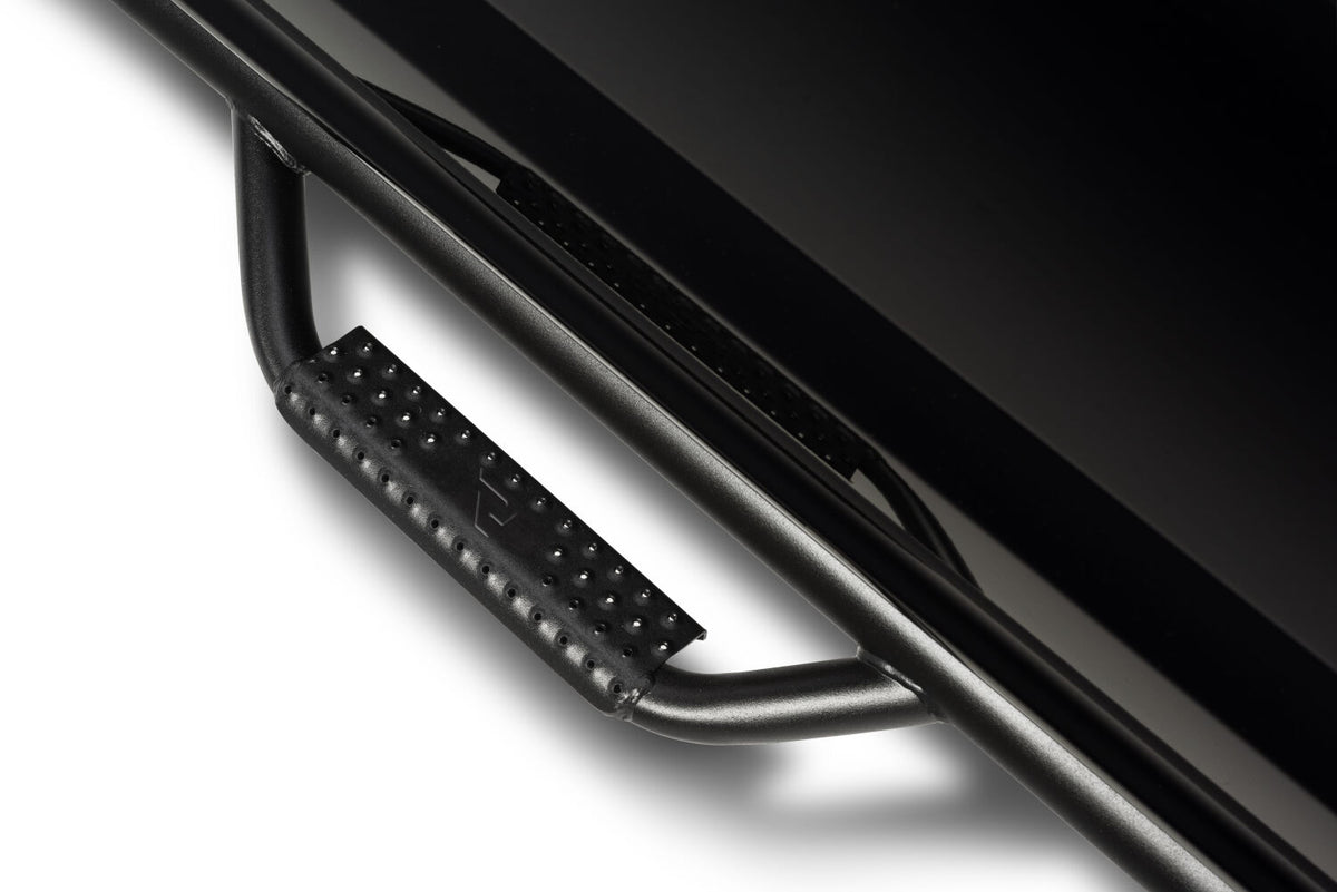 Nerf Step Bar Cab Length (2 Steps per Side) 2015-2026 Ford F-150/ 2017-2026 Raptor SuperCrew Textured Black N Fab NFab-4