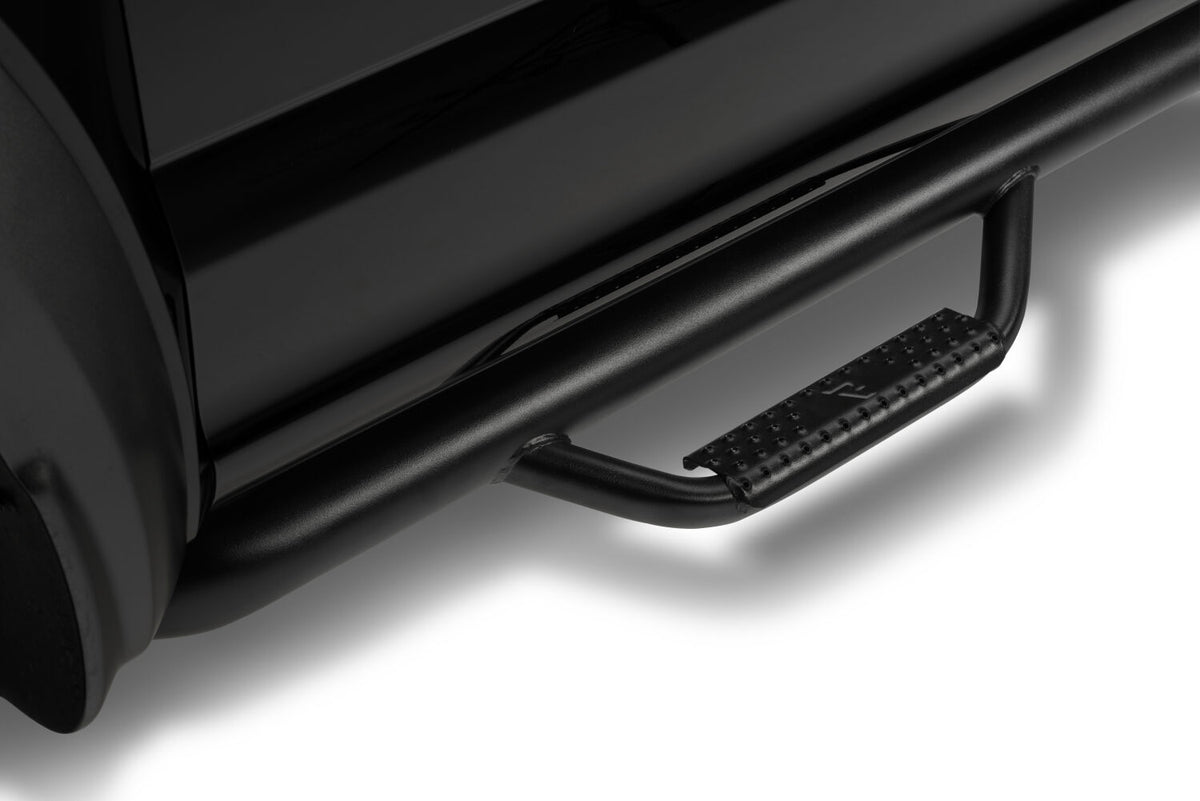 Nerf Step Bar Cab Length (2 Steps per Side) 2015-2026 Ford F-150/ 2017-2026 Raptor SuperCrew Textured Black N Fab NFab-6