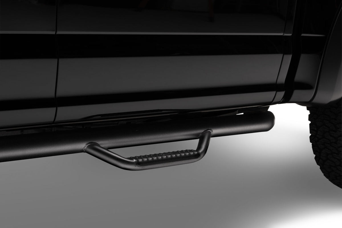 Nerf Step Bar Cab Length (2 Steps per Side) 2015-2026 Ford F-150/ 2017-2026 Raptor SuperCrew Textured Black N Fab NFab-8