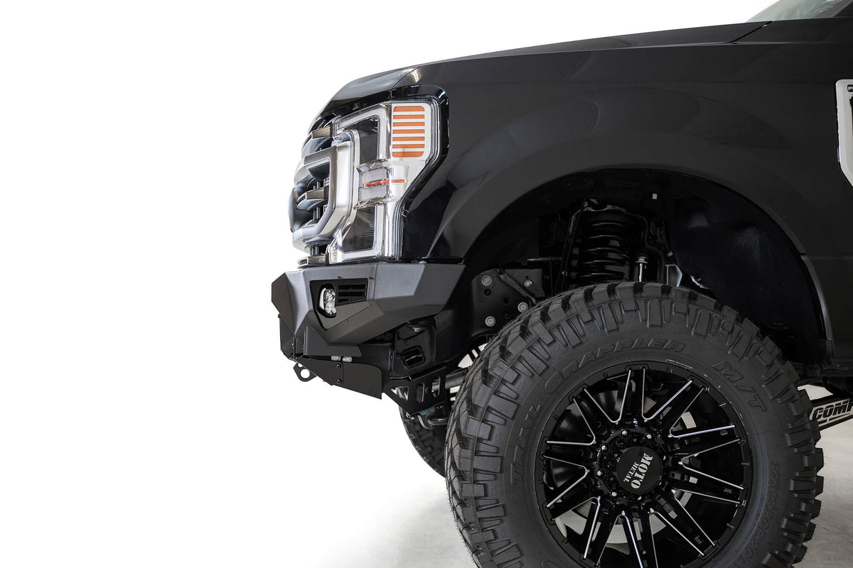 2017-2022 Ford Super Duty F-250 F-350 Bomber Front Bumper Mounts for 3 Baja LP6s Addictive Desert Designs-7