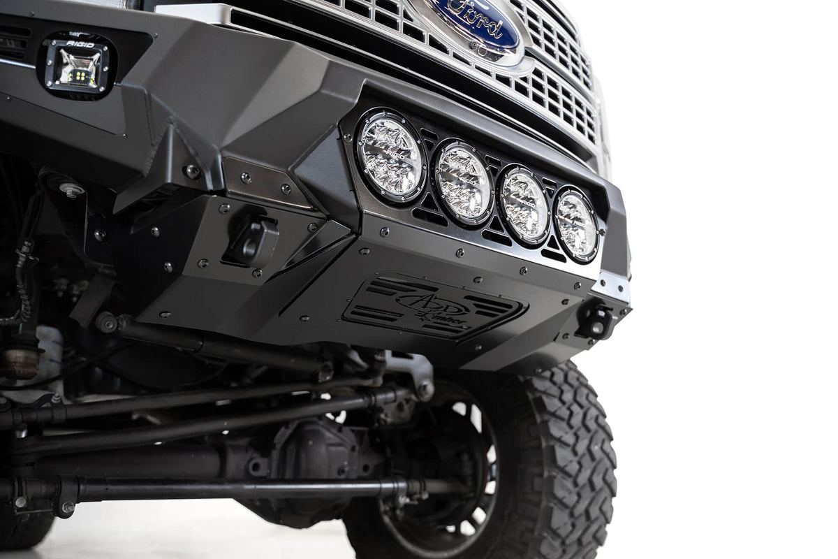 2017-2022 Ford Super Duty F-250 F-350 Bomber Front Bumper Addictive Desert Designs-9