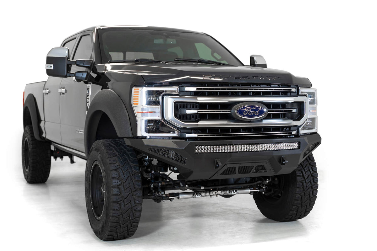 2020-2022 Ford Super Duty F-250 F-350 Stealth Fighter Front Bumper Addictive Desert Designs-5