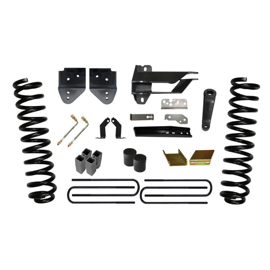 Lift Kit 6 Inch Lift 17-19 Ford F-350 Super Duty Includes Front Coil Springs Track Bar/Radius Arm/Steering Stab/Sway Bar Relocation Brackets Bump Stops Spacers Rear Lift Blocks And U-Bolts Skyjacker