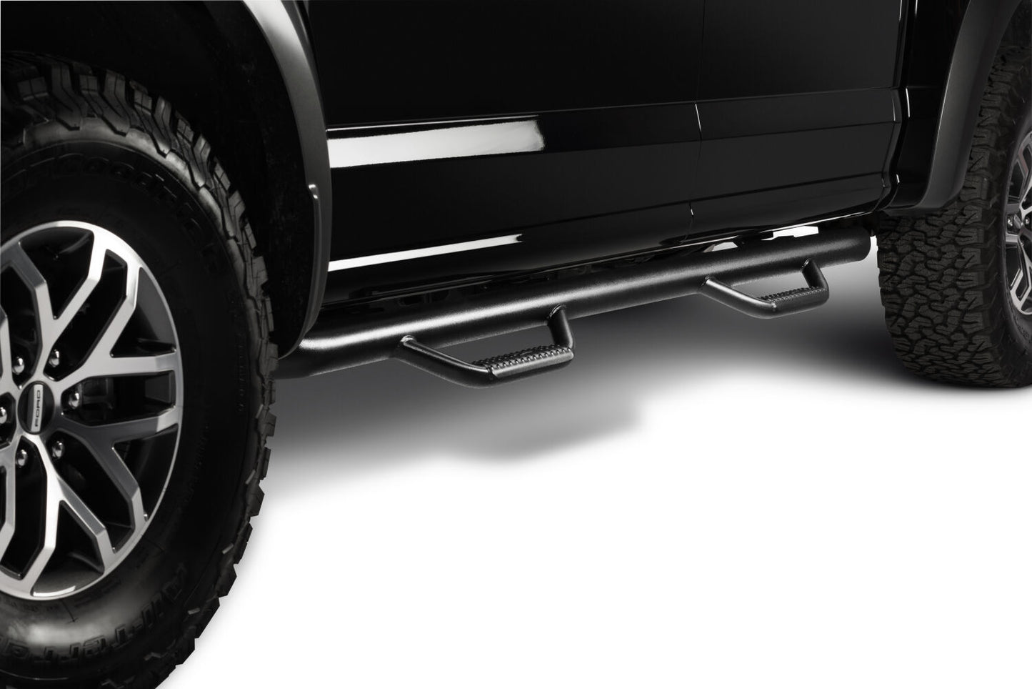 Nerf Step Bar Cab Length (2 Steps per Side) 2017-2026 Ford F-250/F-350/F-450 Crew Cab NFab-4