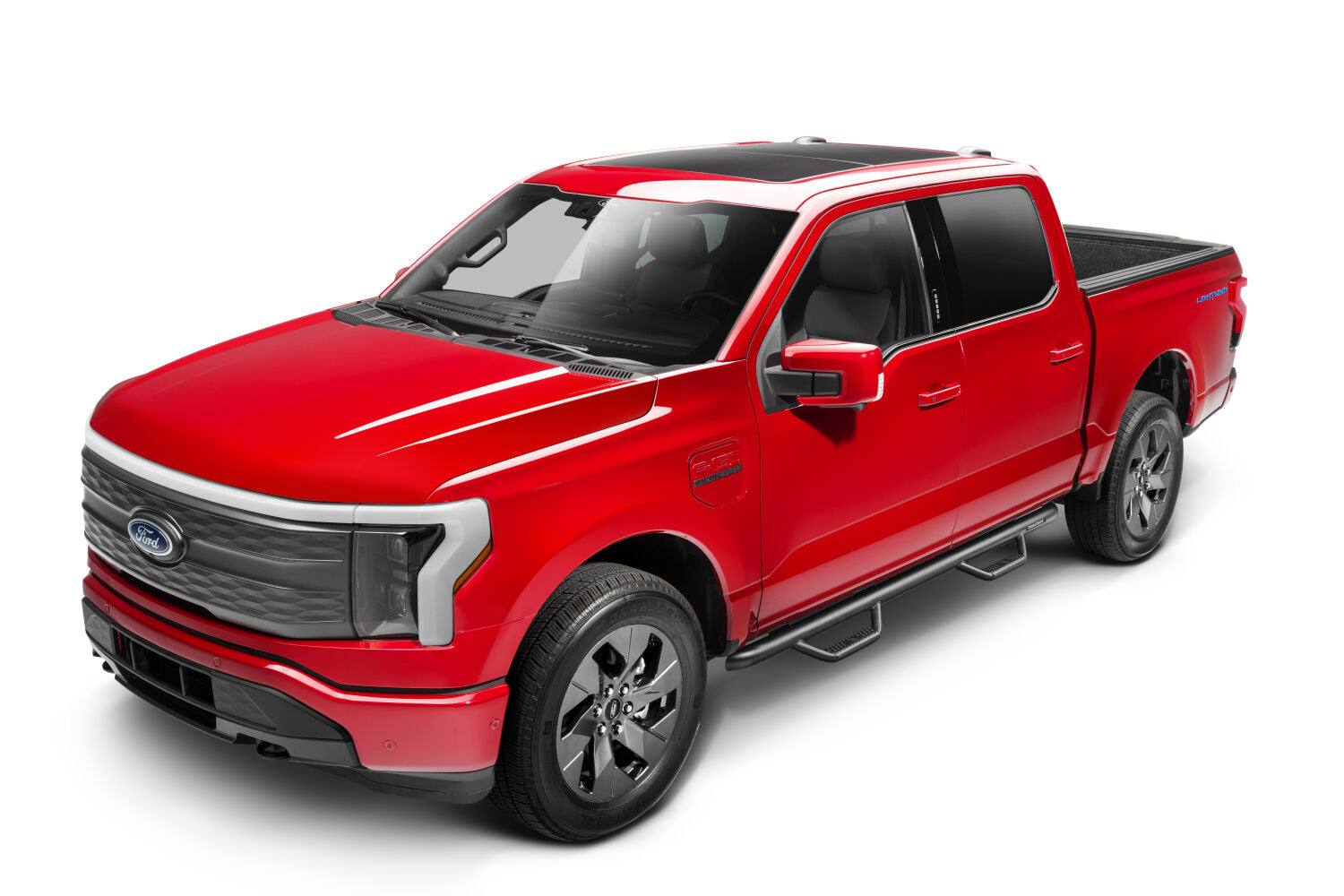 Nerf Step Bar Cab Length (2 Steps per Side) 2017-2026 Ford F-250/F-350/F-450 Crew Cab NFab-10