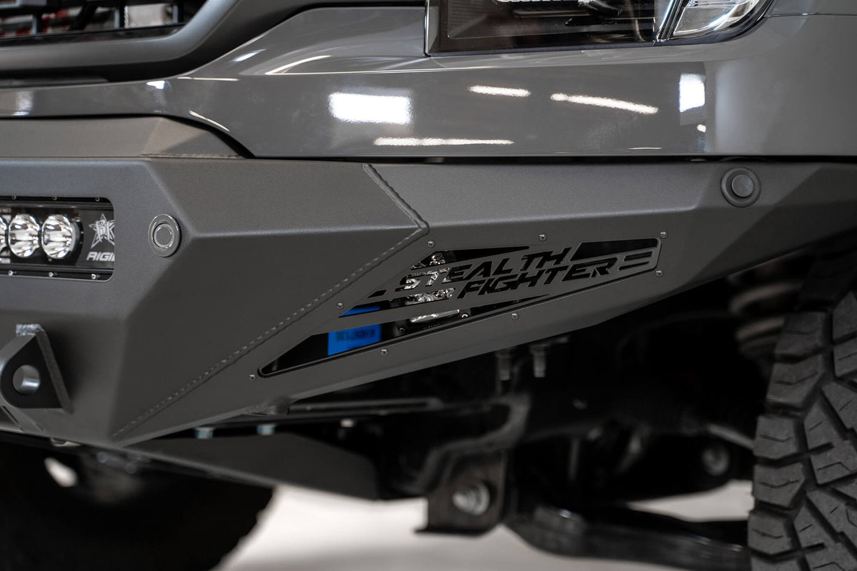2021-2025 Ford F-150 Stealth Fighter Front Bumper With Winch Mount Addictive Desert Designs-4
