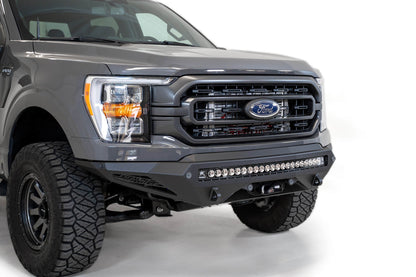 2021-2025 Ford F-150 Stealth Fighter Front Bumper With Winch Mount Addictive Desert Designs-6