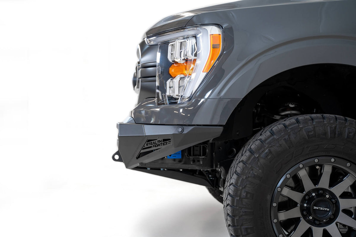 2021-2025 Ford F-150 Stealth Fighter Front Bumper With Winch Mount Addictive Desert Designs-9