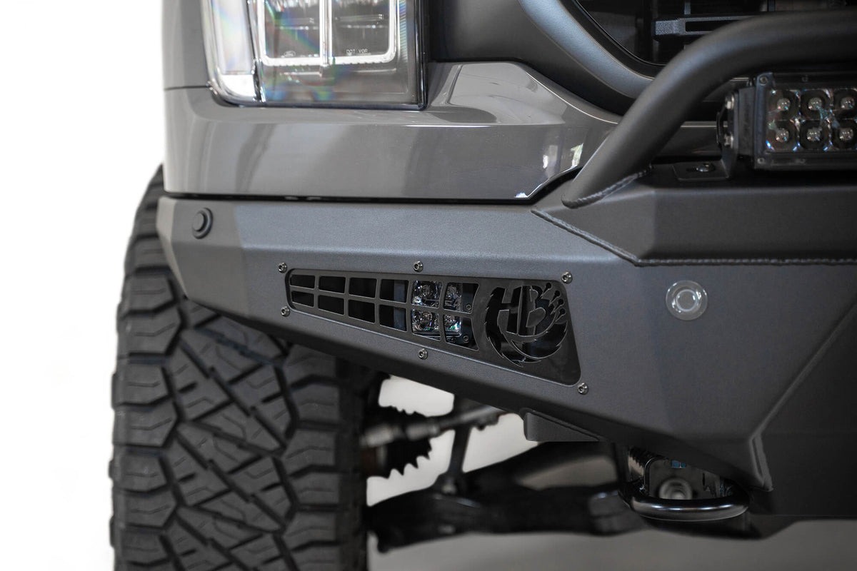 2021-2025 Ford F-150 HoneyBadger Front Bumper With Top Hoop Addictive Desert Designs-1