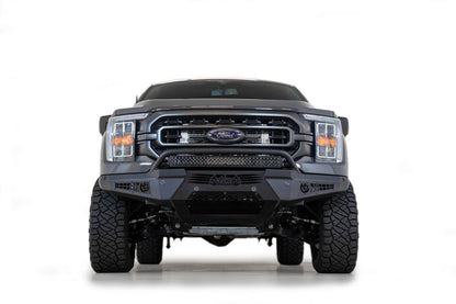 2021-2025 Ford F-150 HoneyBadger Front Bumper With Top Hoop Addictive Desert Designs-13