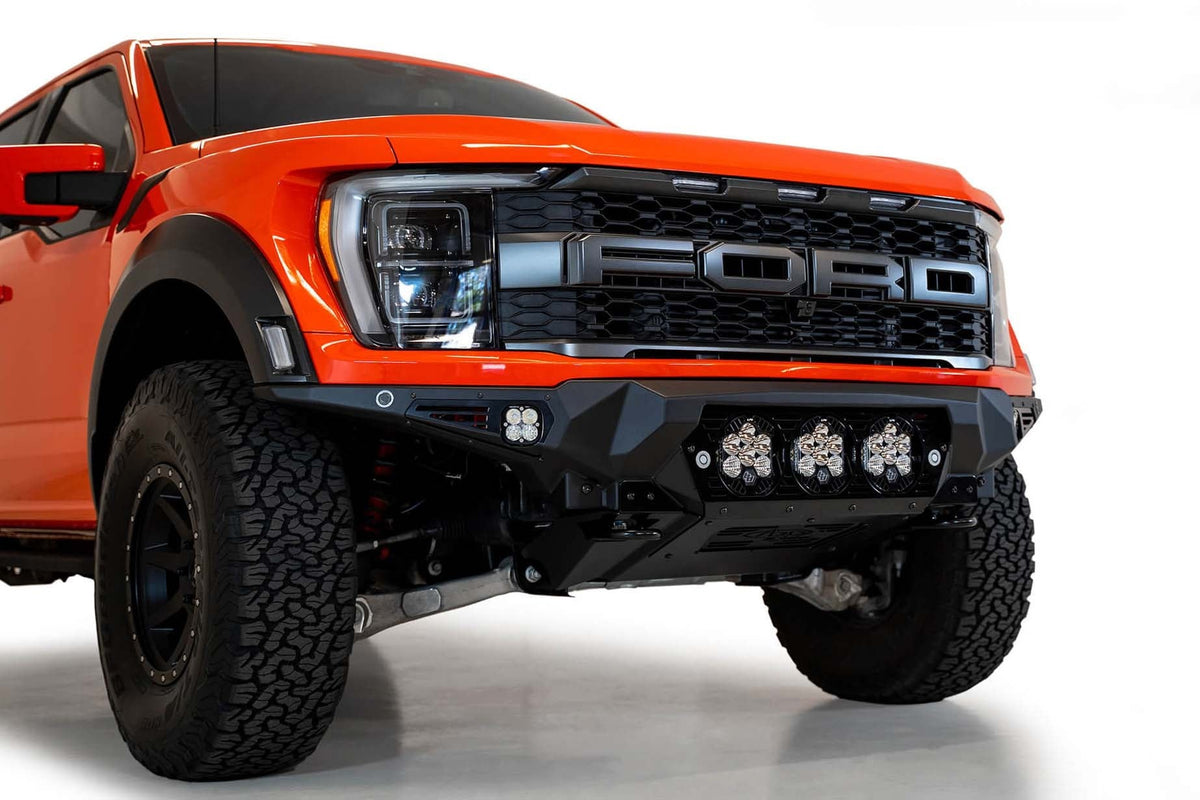 2021+ Ford Raptor Bomber Front Bumper Mounts for 3 Baja LP6 Round Lights Addictive Desert Designs