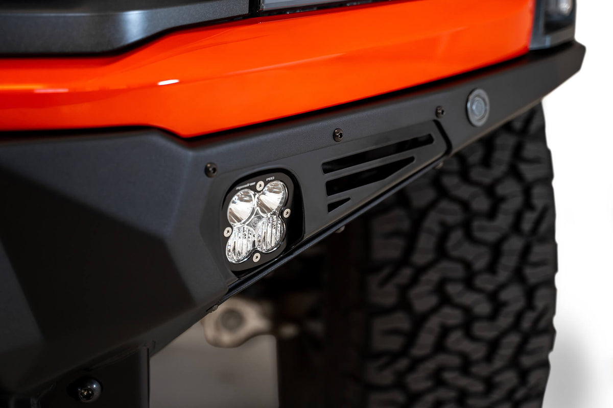 2021+ Ford Raptor Bomber Front Bumper Mounts for 3 Baja LP6 Round Lights Addictive Desert Designs-5