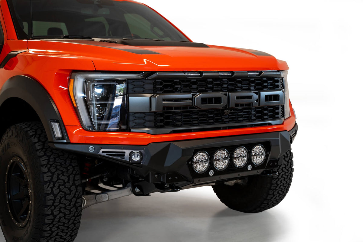 2021+ Ford Raptor Bomber Front Bumper Mounts for 4 rigid 360 6 Inch Round Lights Addictive Desert Designs-1
