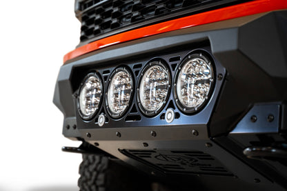 2021+ Ford Raptor Bomber Front Bumper Mounts for 4 rigid 360 6 Inch Round Lights Addictive Desert Designs-5