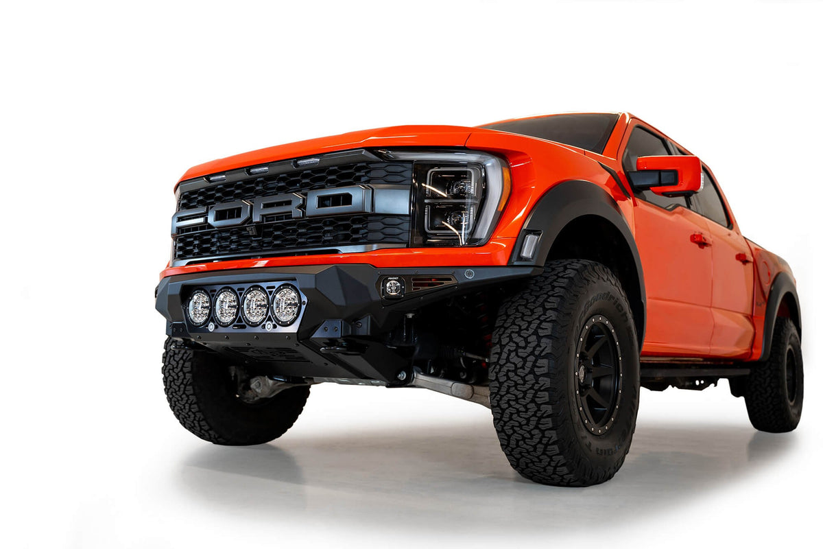 2021+ Ford Raptor Bomber Front Bumper Mounts for 4 rigid 360 6 Inch Round Lights Addictive Desert Designs-6