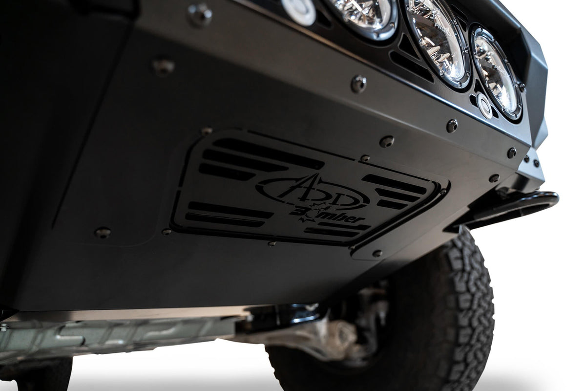 2021+ Ford Raptor Bomber Front Bumper Mounts for 4 rigid 360 6 Inch Round Lights Addictive Desert Designs-8