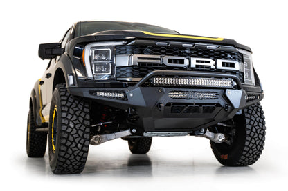 2021+ Ford Raptor HoneyBadger Front Bumper With Top Hoop Addictive Desert Designs-2