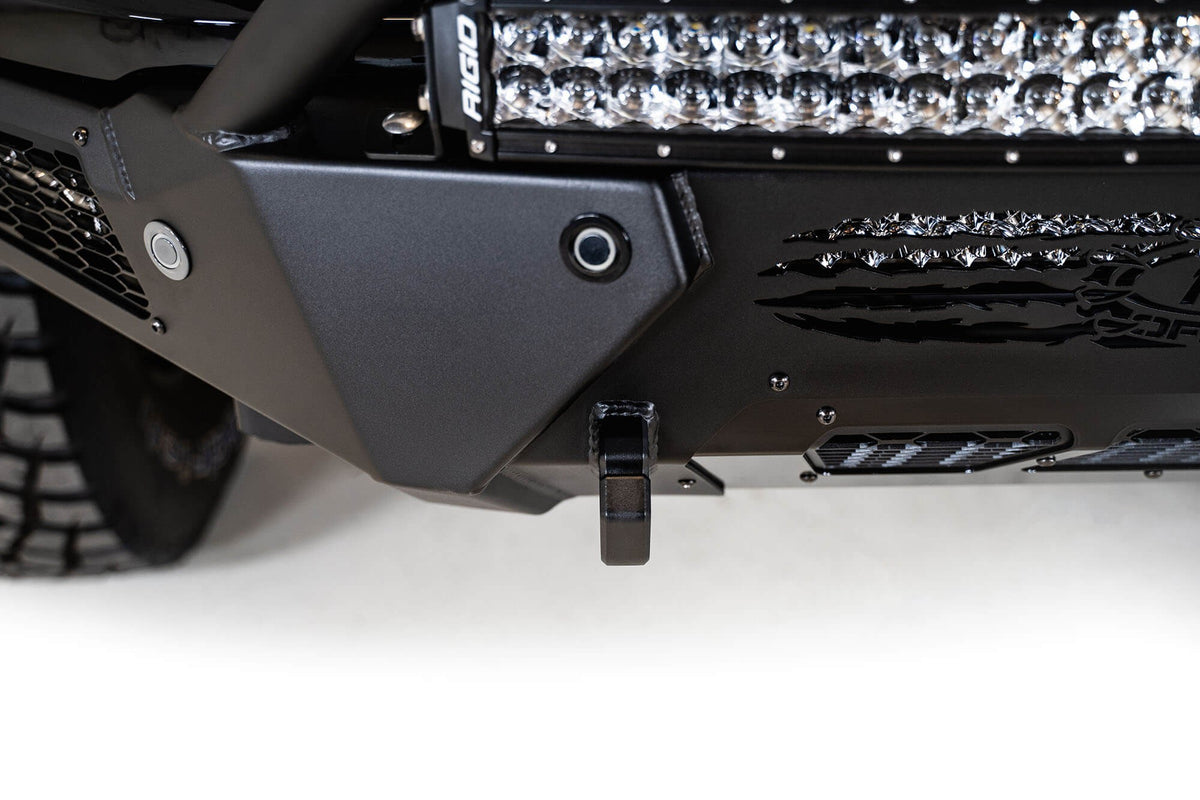 2021+ Ford Raptor HoneyBadger Front Bumper With Top Hoop Addictive Desert Designs-3
