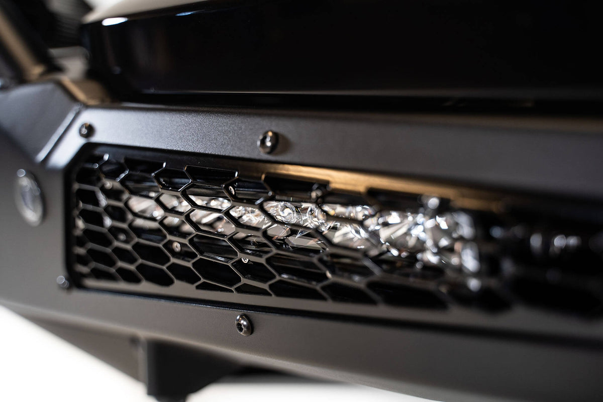 2021+ Ford Raptor HoneyBadger Front Bumper With Top Hoop Addictive Desert Designs-7