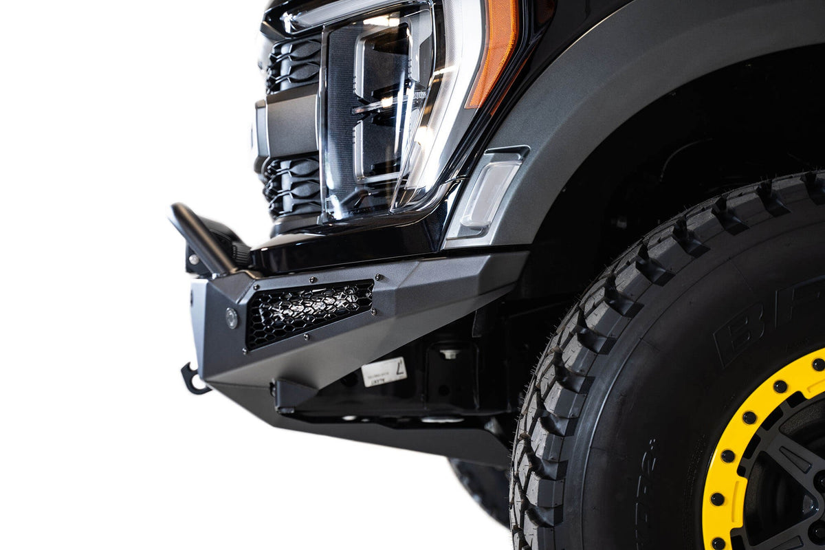 2021+ Ford Raptor HoneyBadger Front Bumper With Top Hoop Addictive Desert Designs-8